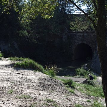Tunnel-aqueduc de drainage de létang de Colombiers et Montady