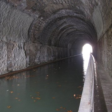 Tunnel-aqueduc de drainage de létang de Colombiers et Montady