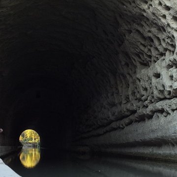 Tunnel-aqueduc de drainage de létang de Colombiers et Montady
