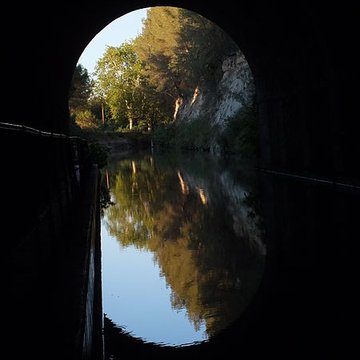 Tunnel-aqueduc de drainage de létang de Colombiers et Montady