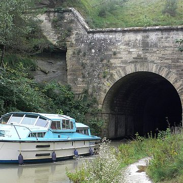Tunnel-aqueduc de drainage de létang de Colombiers et Montady