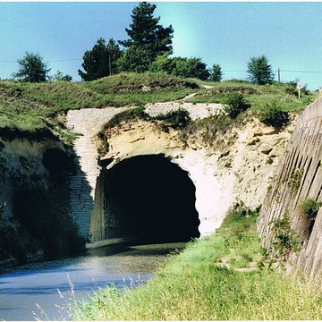 Tunnel-aqueduc de drainage de létang de Colombiers et Montady