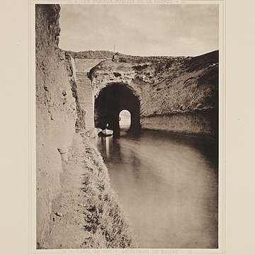 Tunnel-aqueduc de drainage de létang de Colombiers et Montady