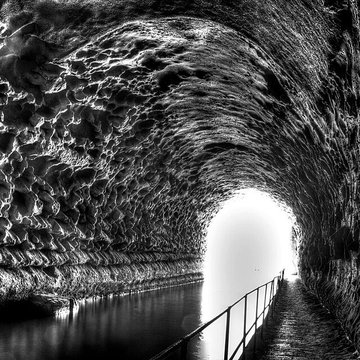 Tunnel-aqueduc de drainage de létang de Colombiers et Montady