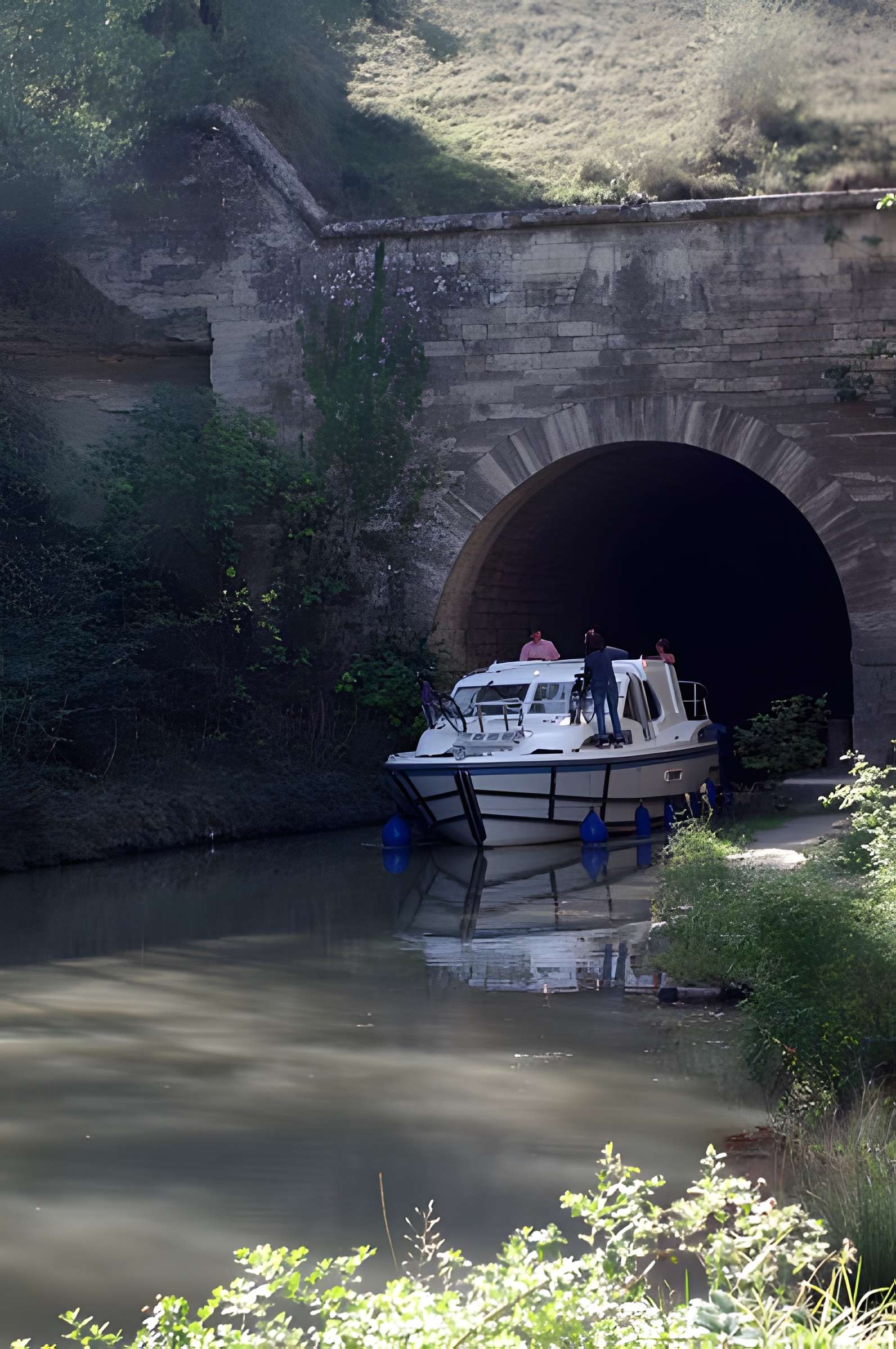 Tunnel-aqueduc de drainage de l'étang de Colombiers et Montady
