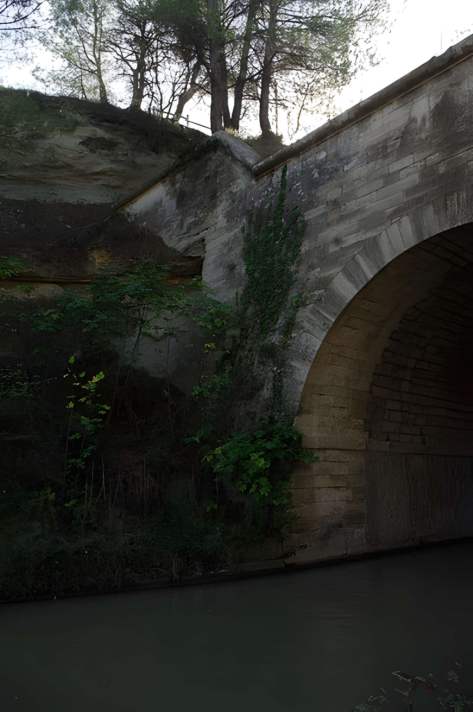 Tunnel-aqueduc de drainage de l'étang de Colombiers et Montady