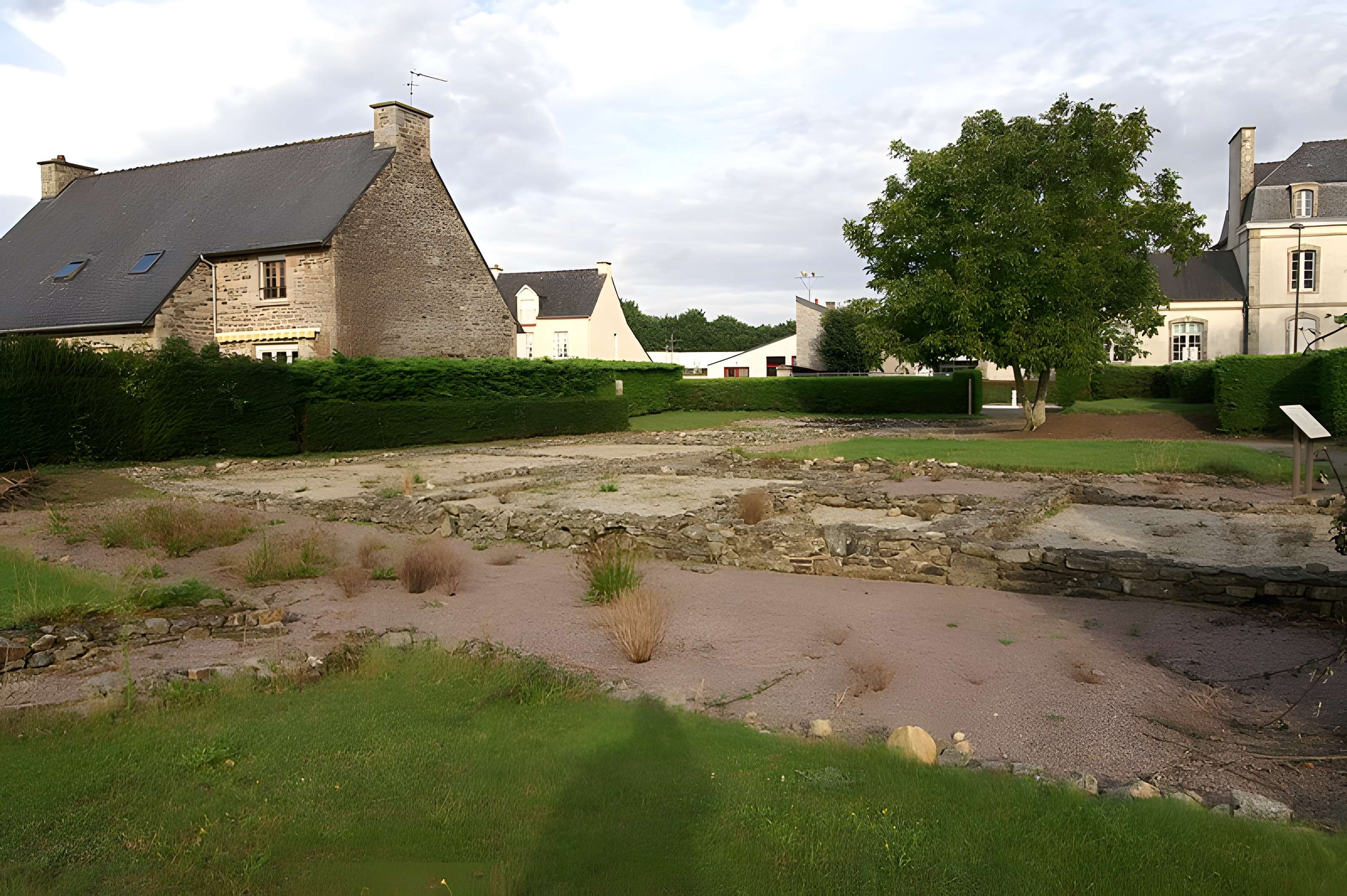 Vestiges archéologiques gallo-romains du Clos-Mulon à Corseul