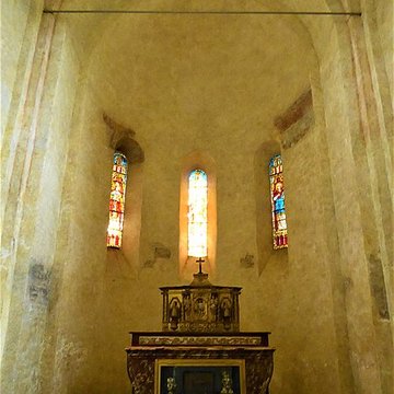 Vestiges de labbaye de Saint-Polycarpe