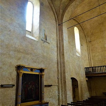 Vestiges de labbaye de Saint-Polycarpe