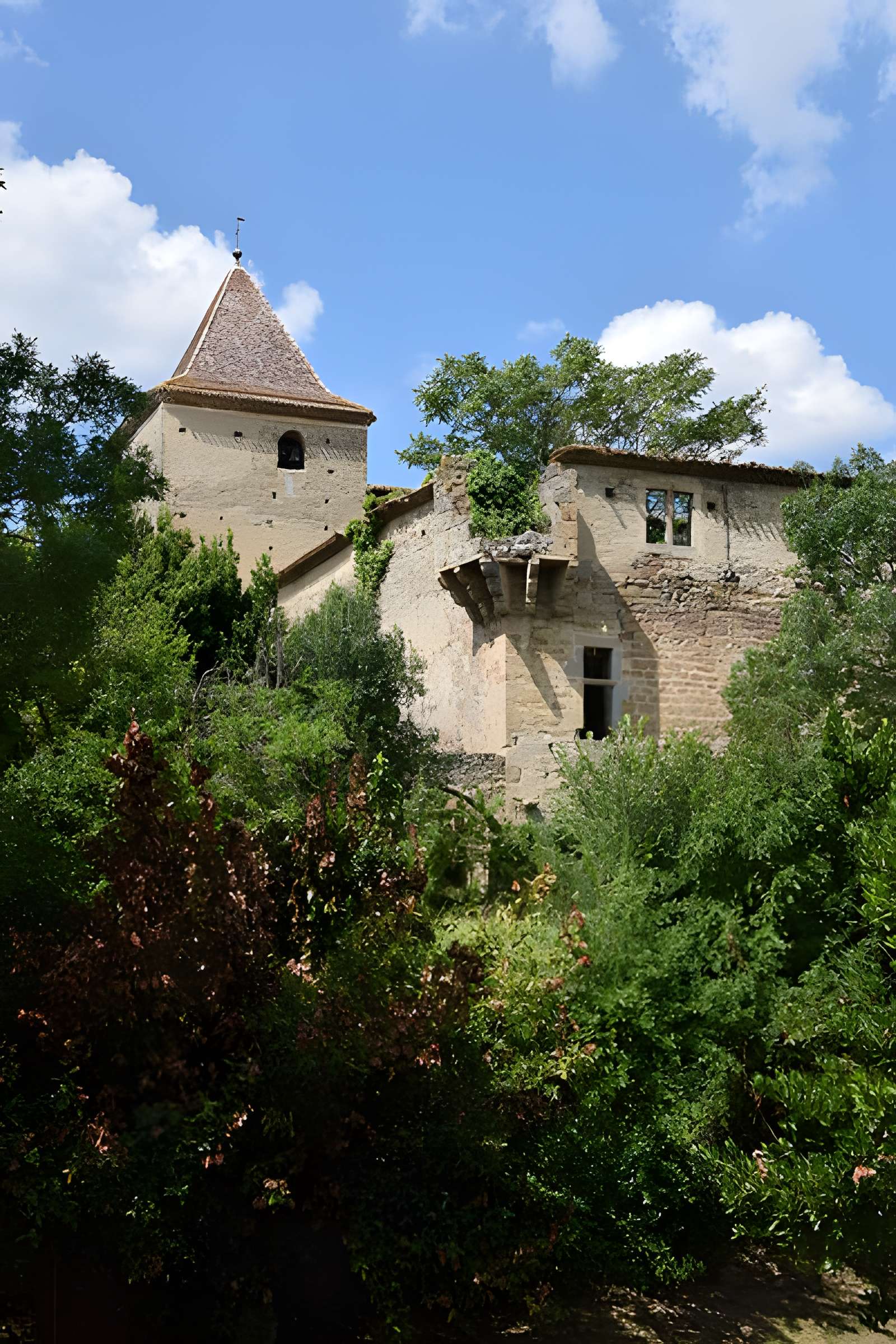 Vestiges de l'abbaye de Saint-Polycarpe