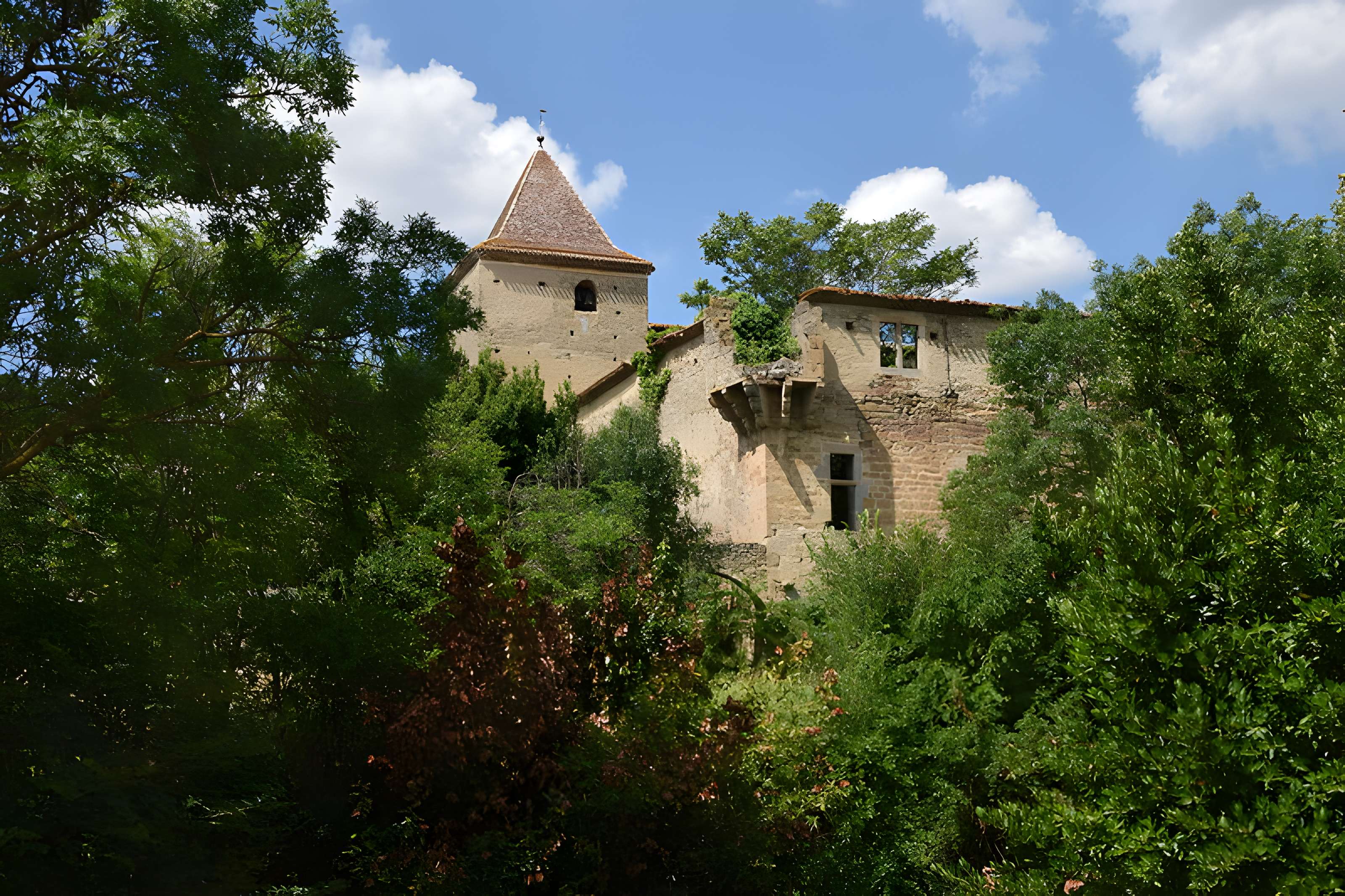 Vestiges de l'abbaye de Saint-Polycarpe