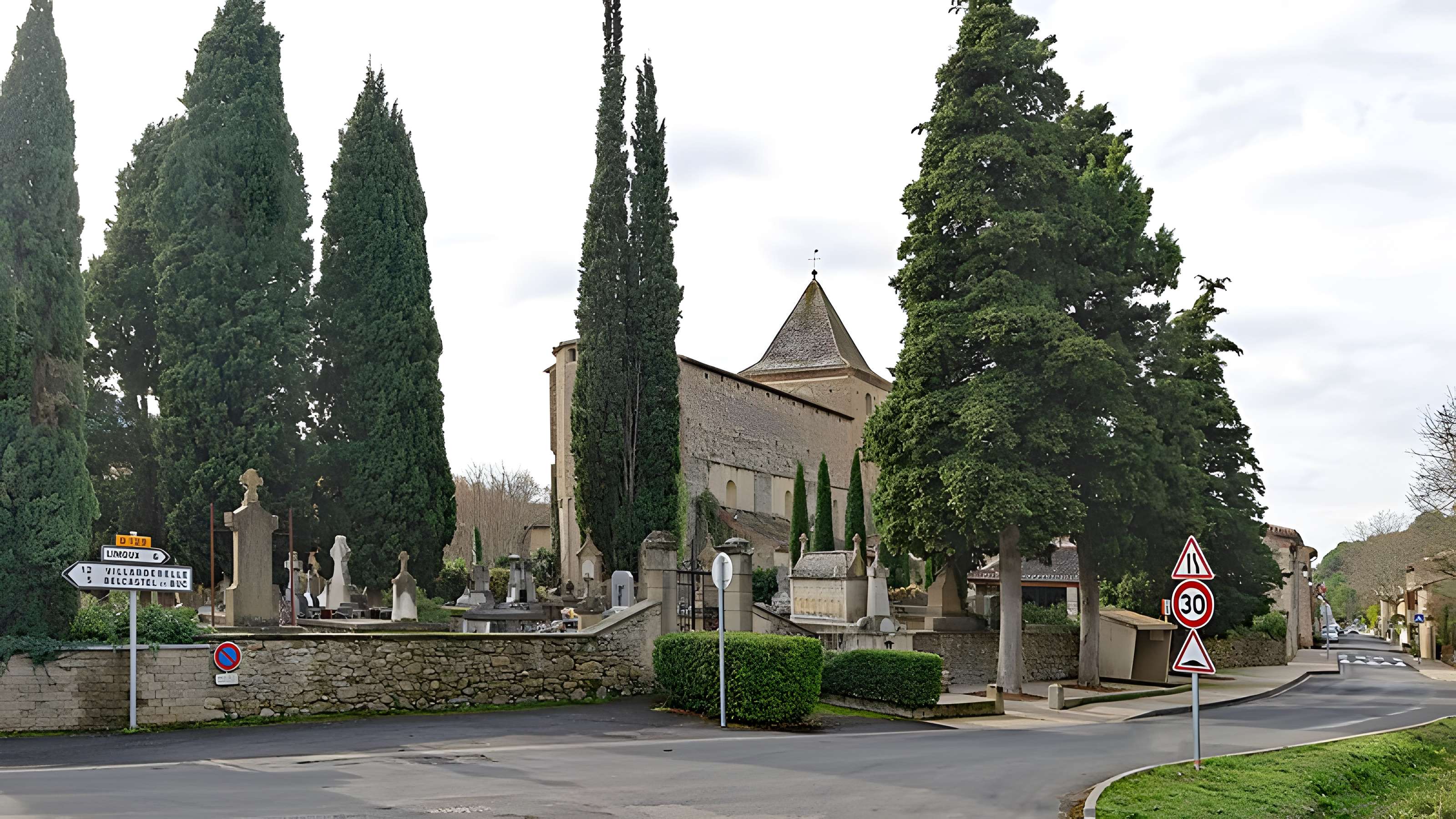 Vestiges de l'abbaye de Saint-Polycarpe