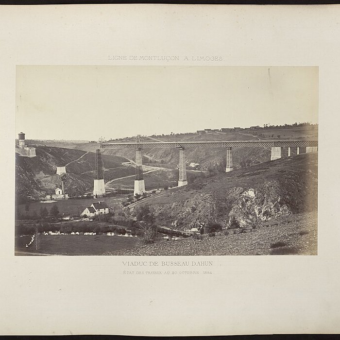 Photo de Viaduc de Busseau-sur-Creuse également sur commune de Pionnat