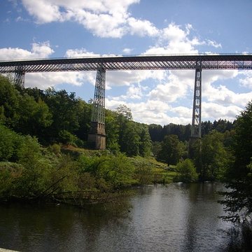 Viaduc de Busseau-sur-Creuse également sur commune de Pionnat
