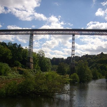 Viaduc de Busseau-sur-Creuse également sur commune de Pionnat