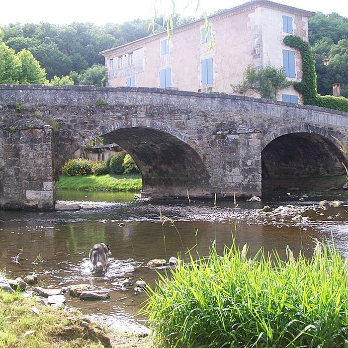 Photo de Vieux Pont sur la Côle de Saint-Jean-de-Côle