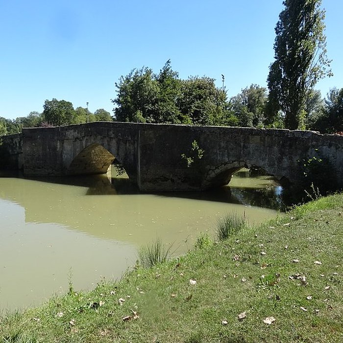 Photo de Vieux pont sur le Gers à Pavie