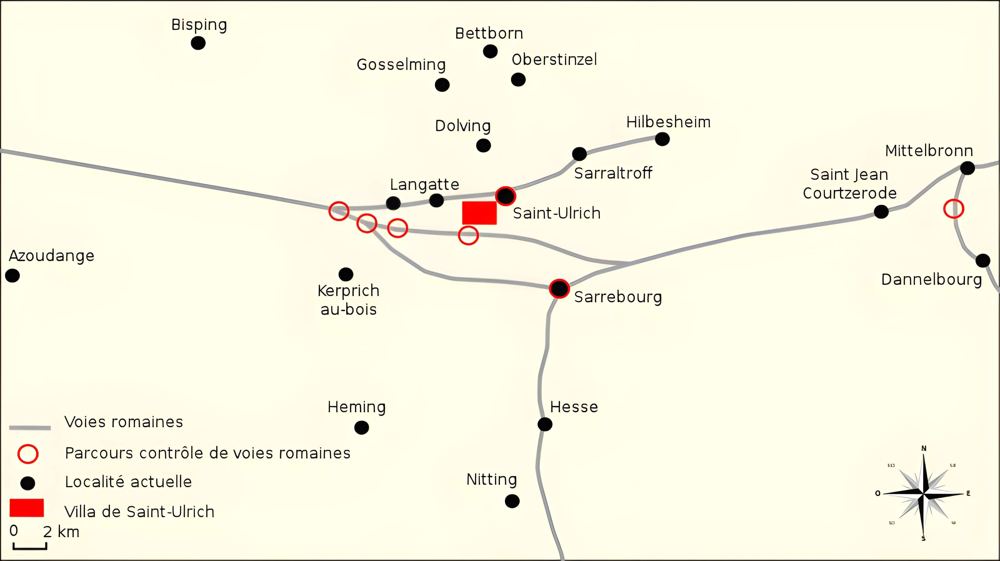 Villa gallo-romaine de Saint-Ulrich à Dolving