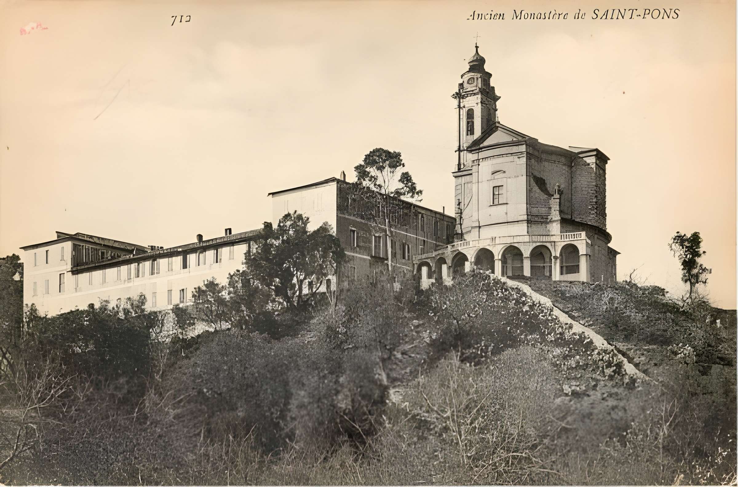 Ancienne abbaye de Saint-Pons, actuellement hôpital Pasteur