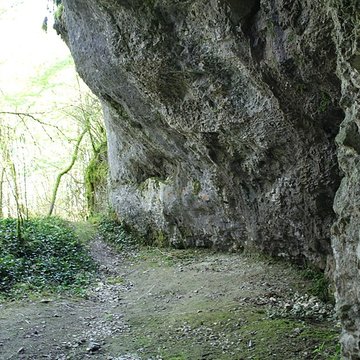 Abri sous roche dit Grotte préhistorique de Lievrin à Brégnier-Cordon