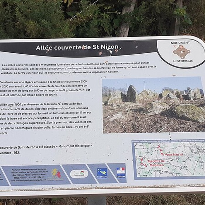 Photo de Allée couverte de Saint-Nizon à Malguénac