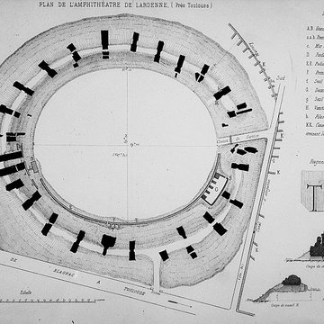 Amphithéâtre romain de Purpan-Ancely à Toulouse 