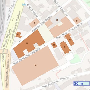 Ancienne chocolaterie Poulain à Blois