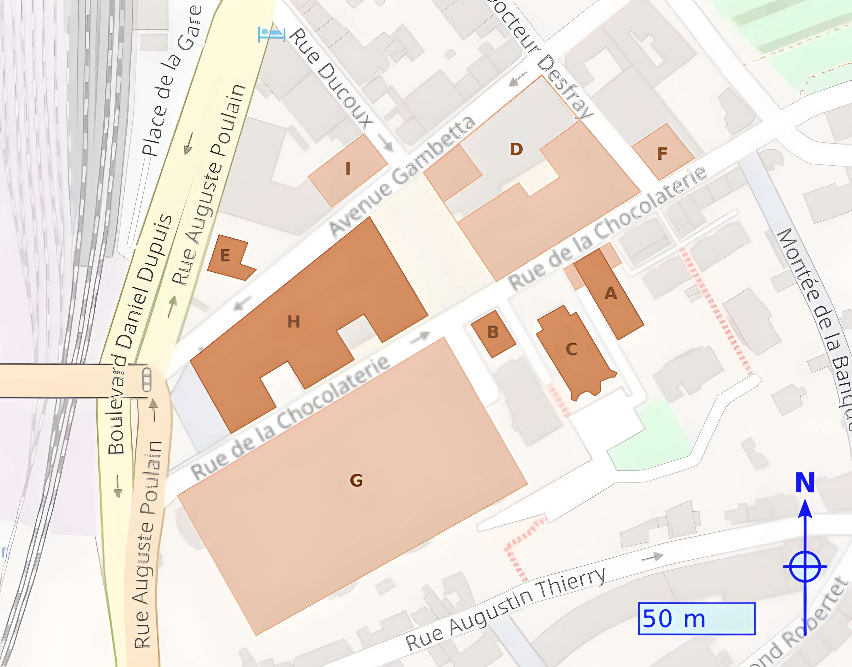 Ancienne chocolaterie Poulain à Blois