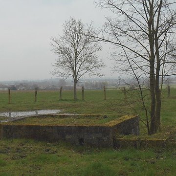 Base de lancement de V1 du bois des Huit-Rues à Morbecque