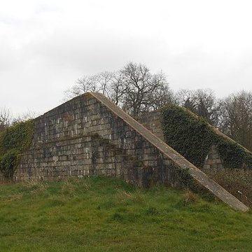 Base de lancement de V1 du bois des Huit-Rues à Morbecque