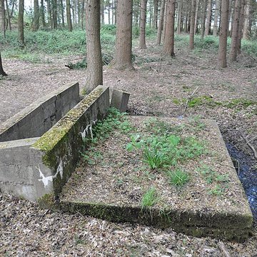 Base de lancement de V1 du bois des Huit-Rues à Morbecque