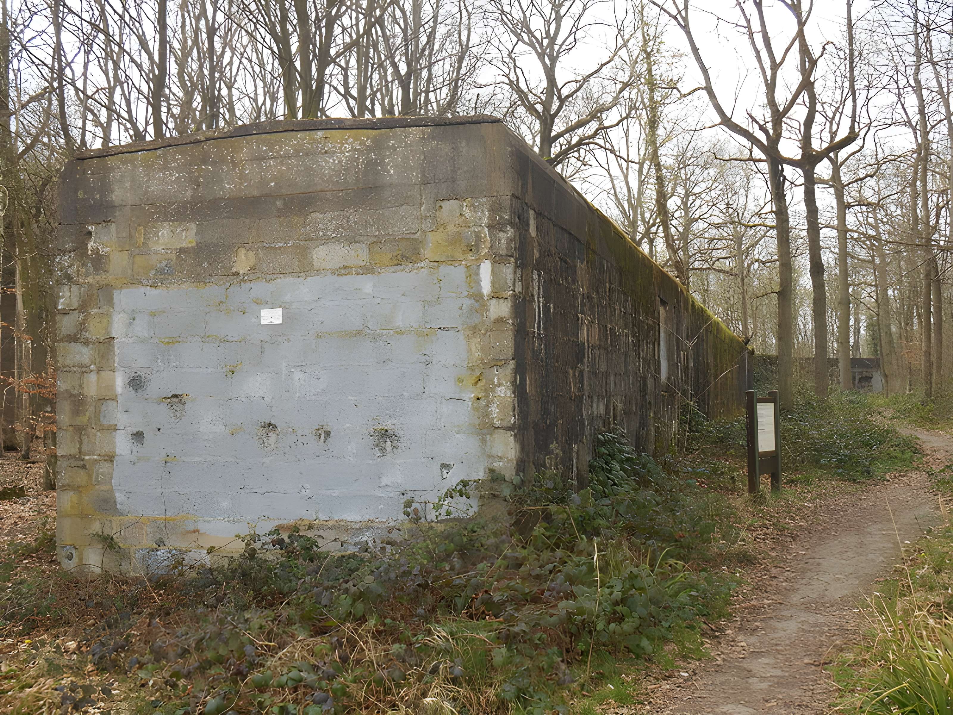Base de lancement de V1 du bois des Huit-Rues à Morbecque