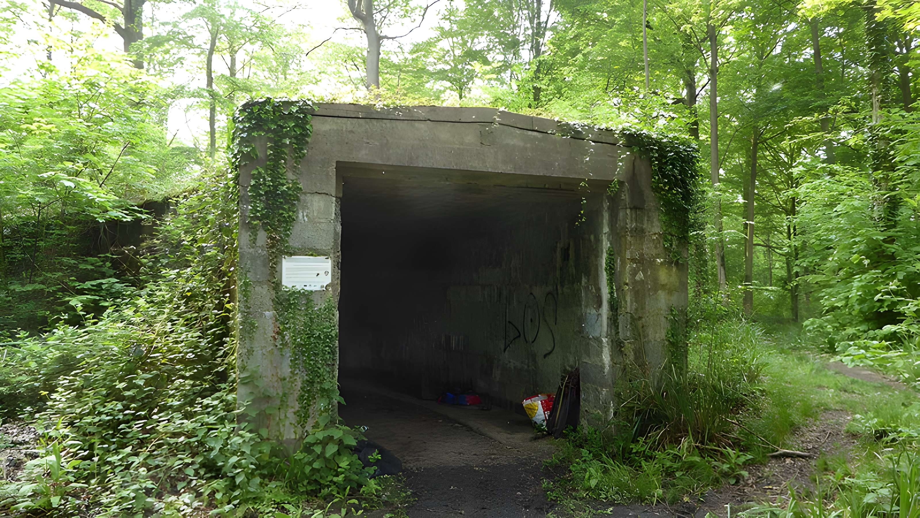 Base de lancement de V1 du bois des Huit-Rues à Morbecque