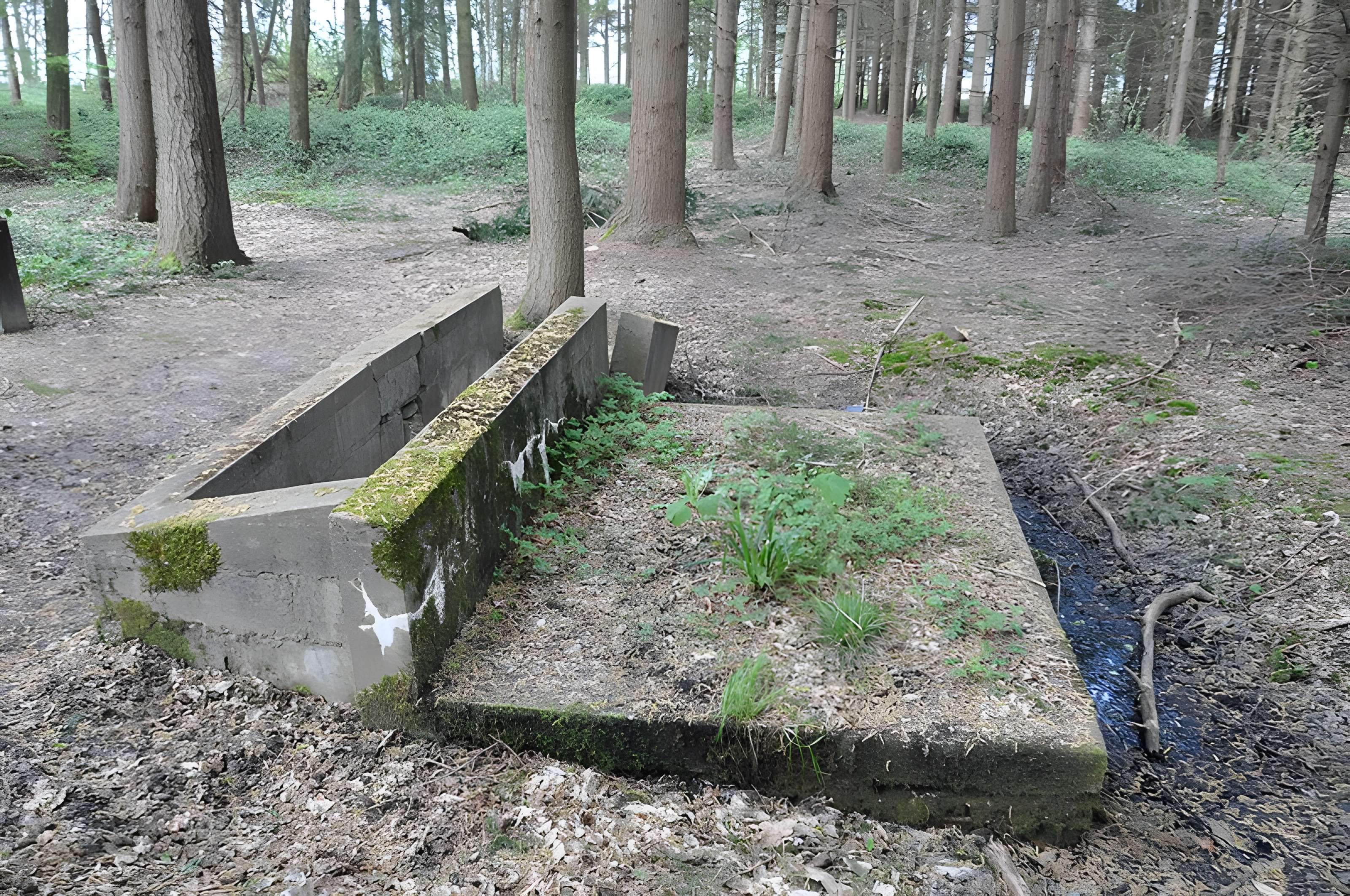 Base de lancement de V1 du bois des Huit-Rues à Morbecque
