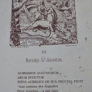 Bas-relief mithriaque à Bourg-Saint-Andéol