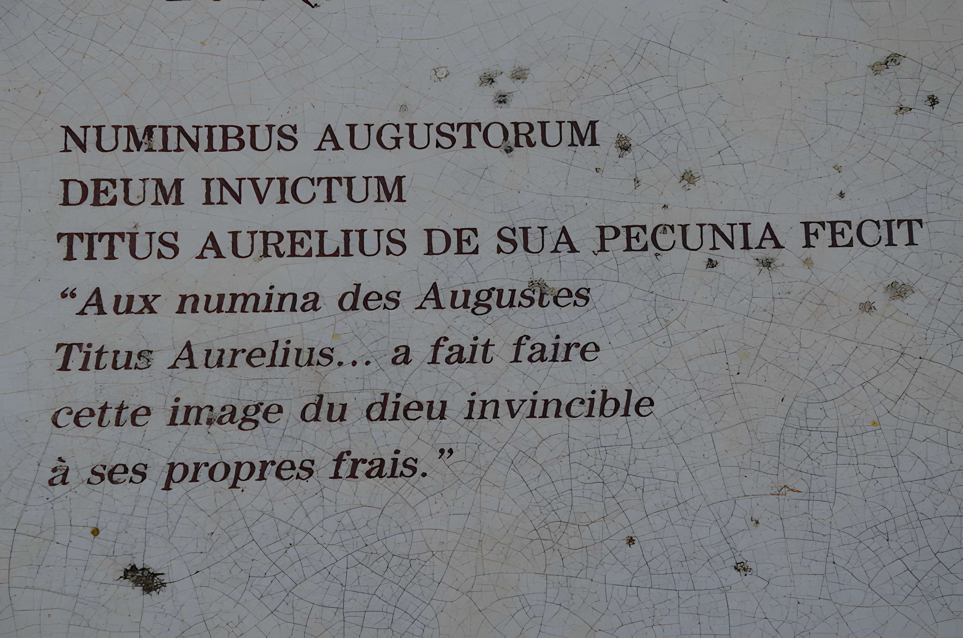 Bas-relief mithriaque à Bourg-Saint-Andéol