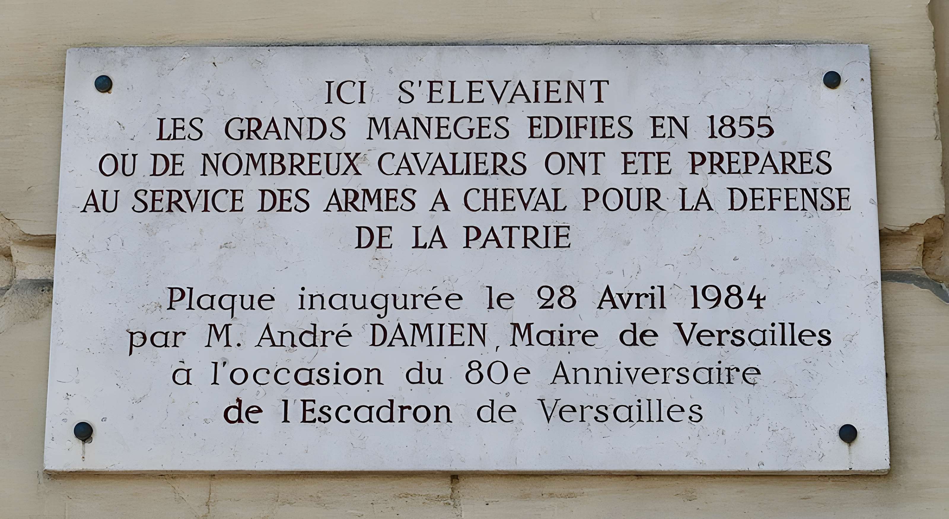 Bâtiments du Manège à Versailles