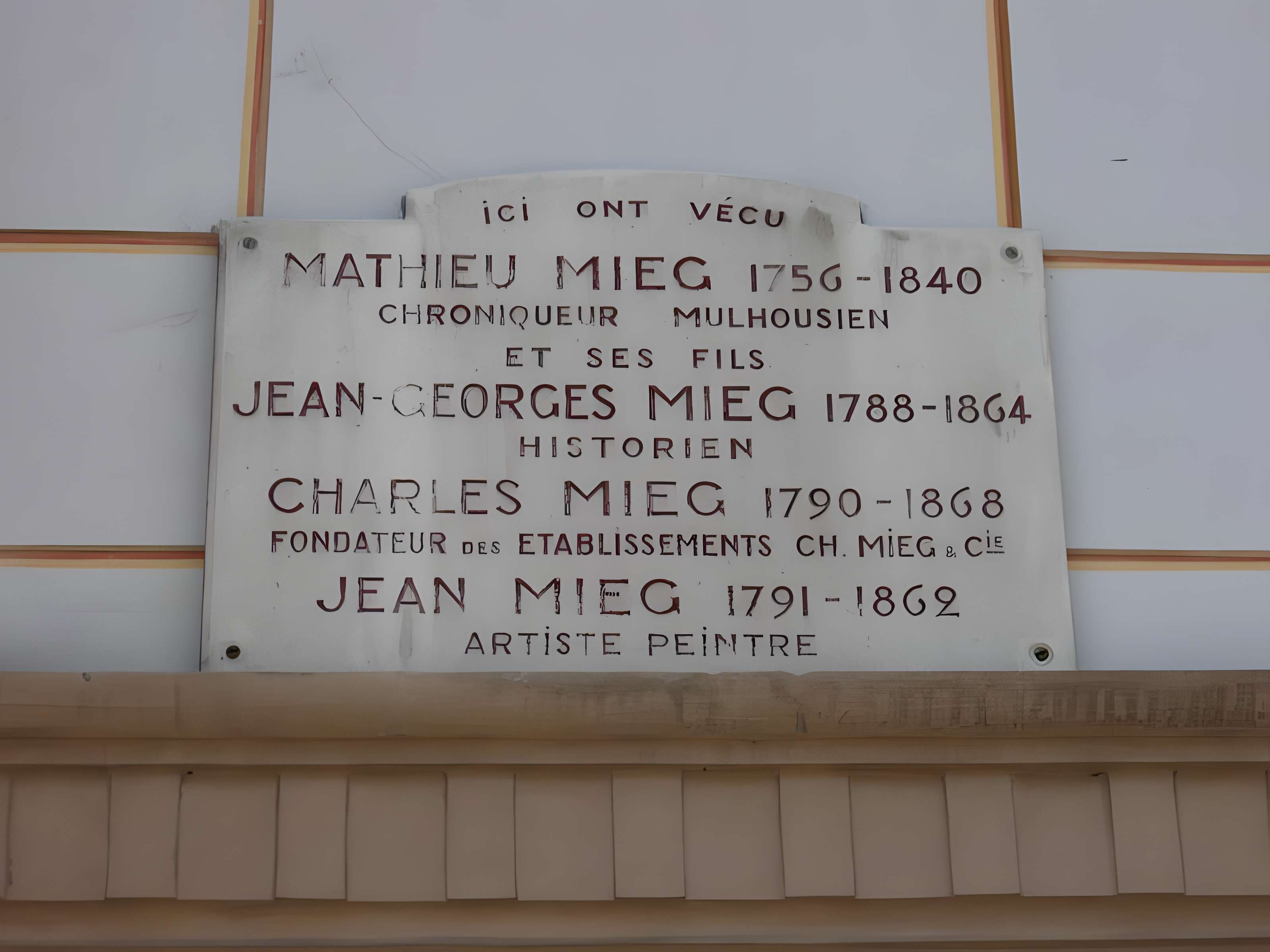 Maison Mieg à Mulhouse