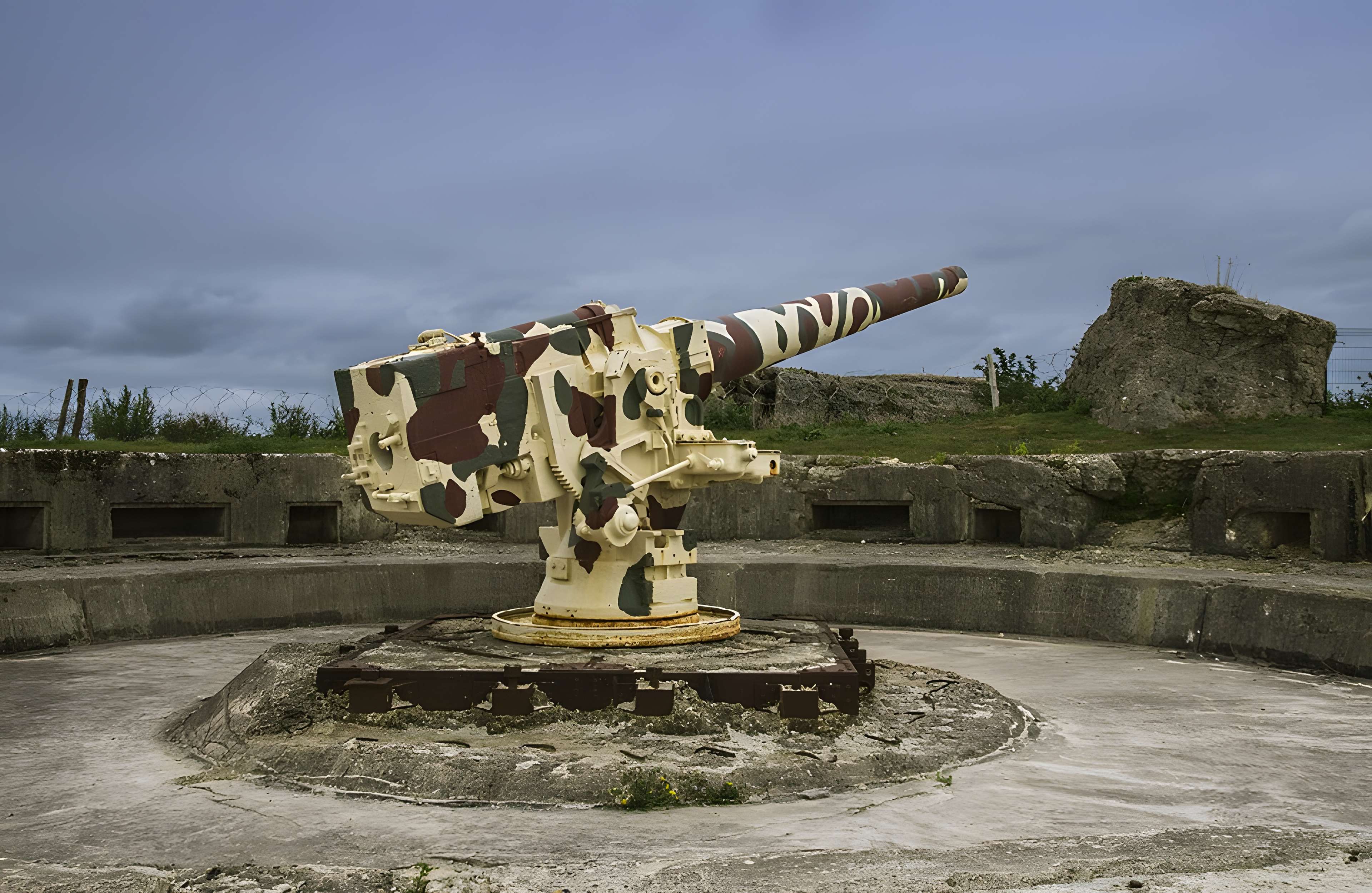 Batterie de Crisbecq à Saint-Marcouf