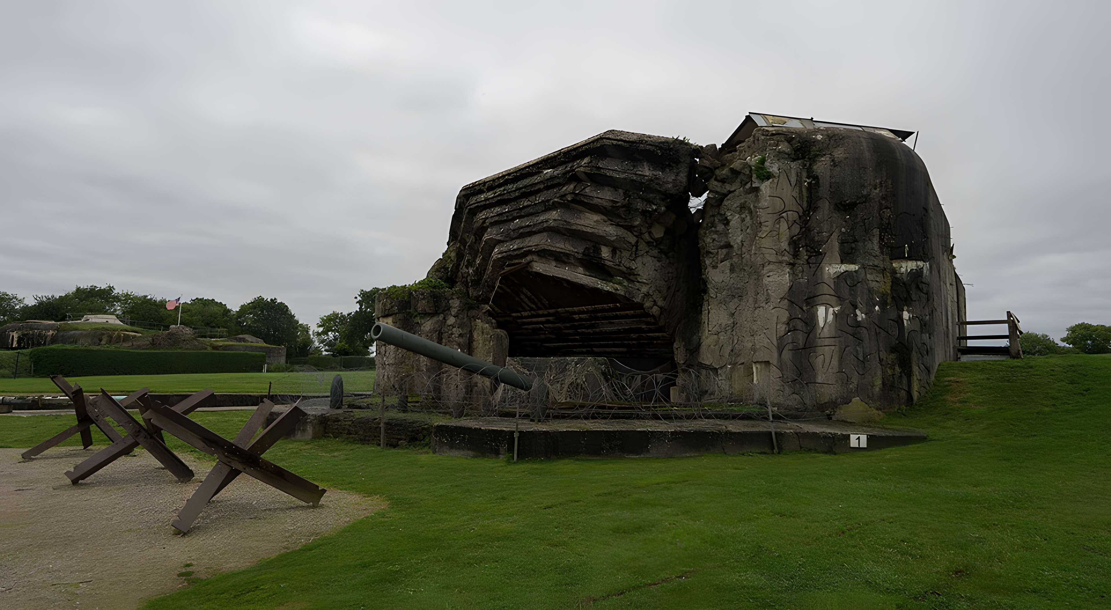 Batterie de Crisbecq à Saint-Marcouf