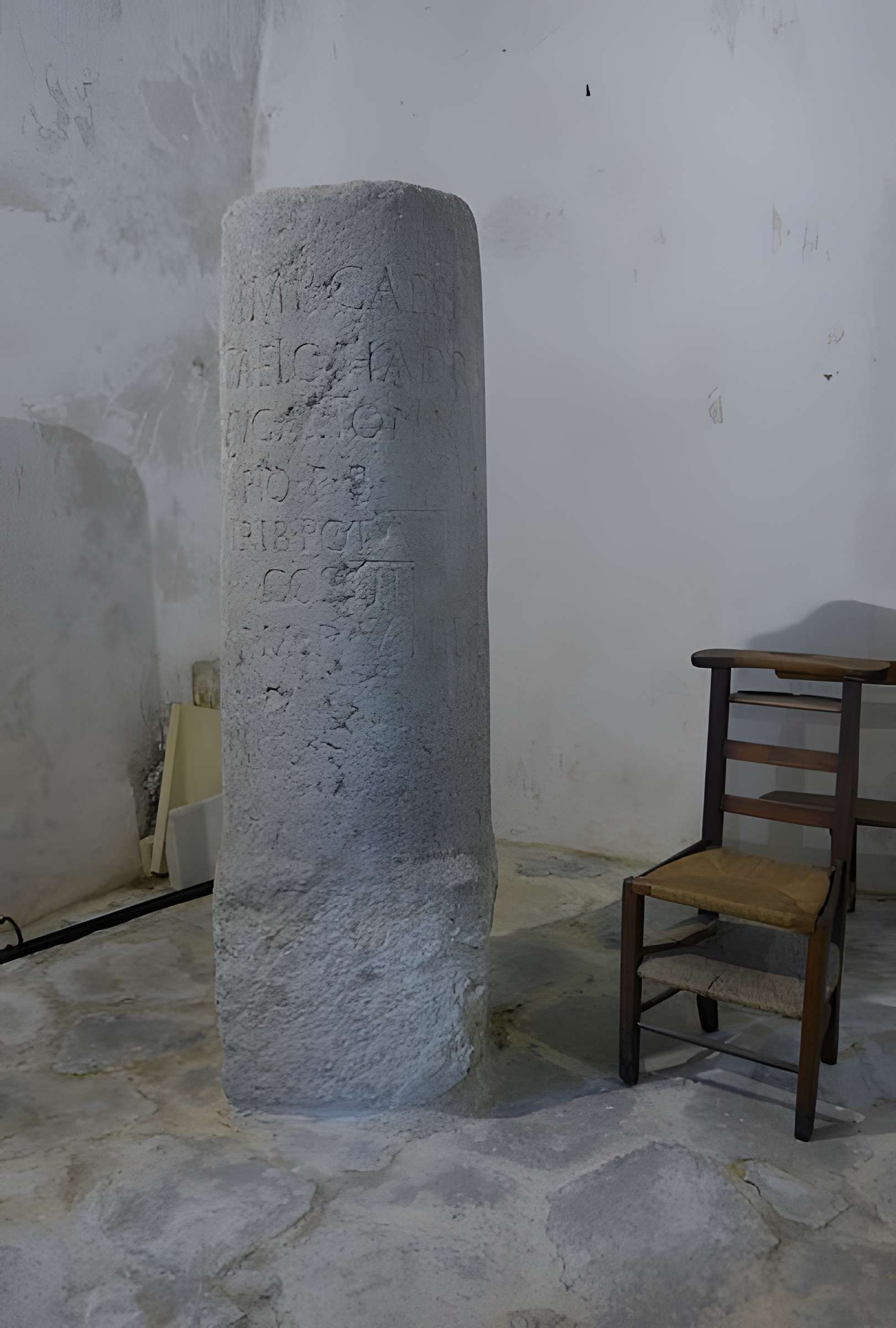 Borne milliaire de Rochemaure