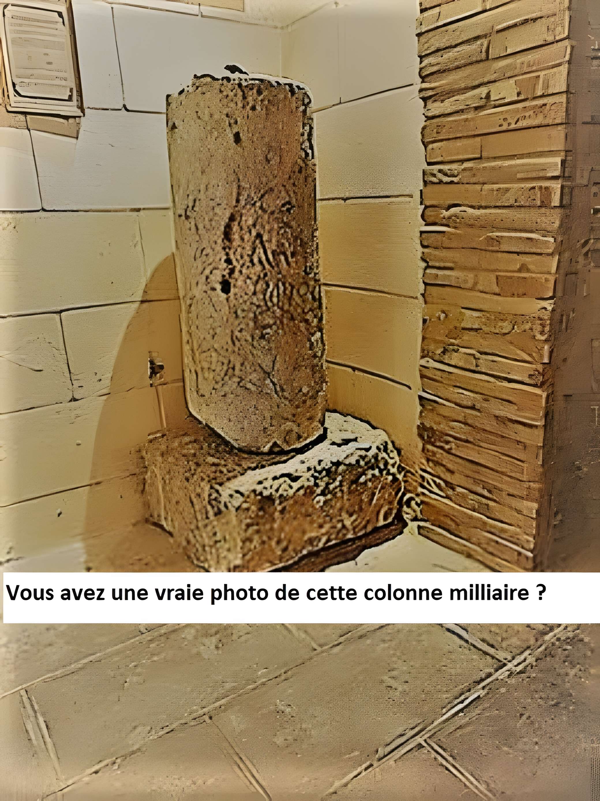 Borne milliaire de Saillans 