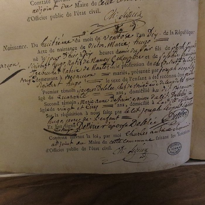 Photo de Maison natale de Victor Hugo à Besançon