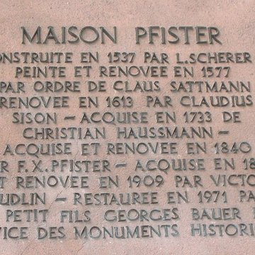 Maison Pfister à Colmar
