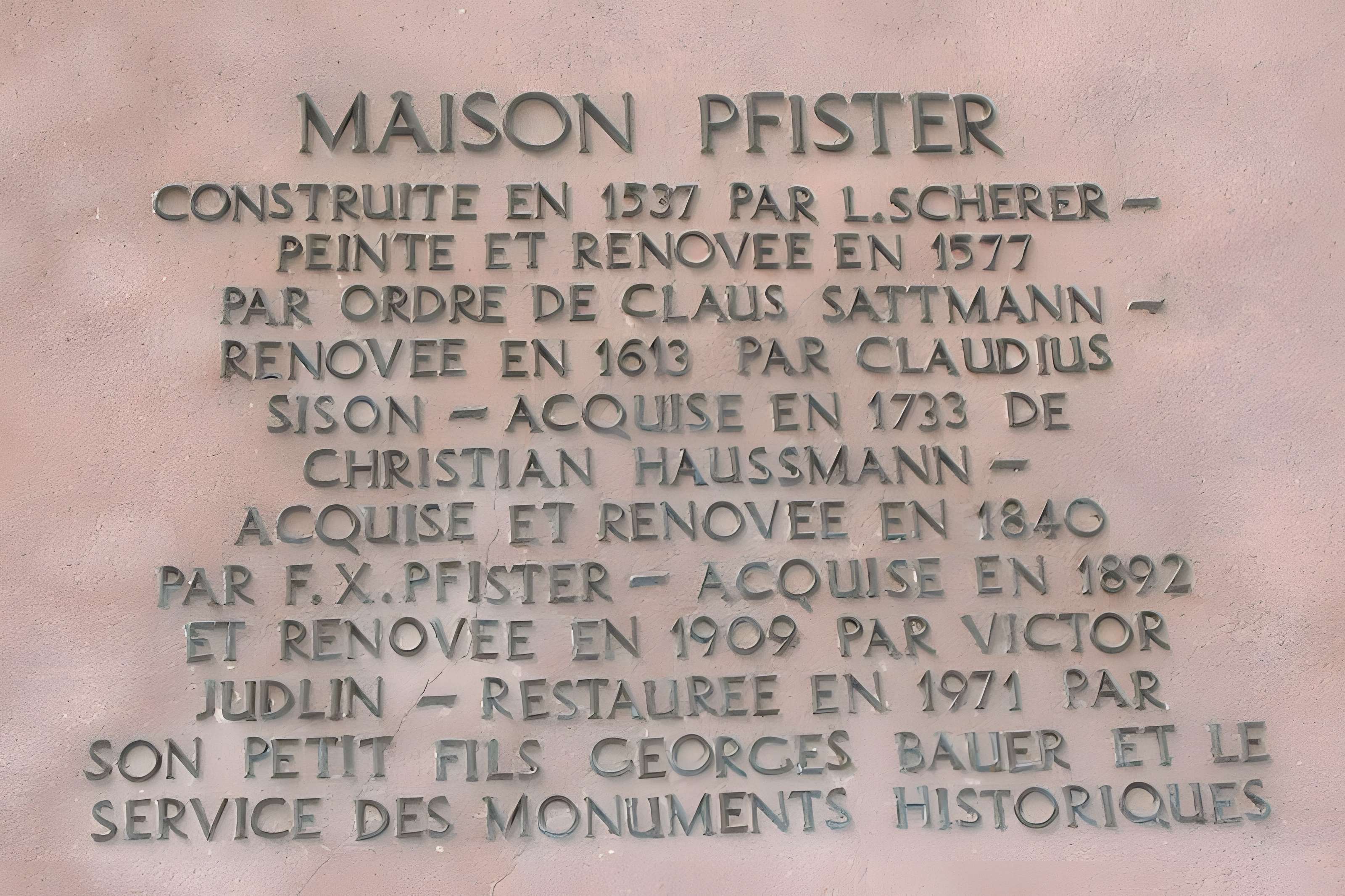 Maison Pfister à Colmar