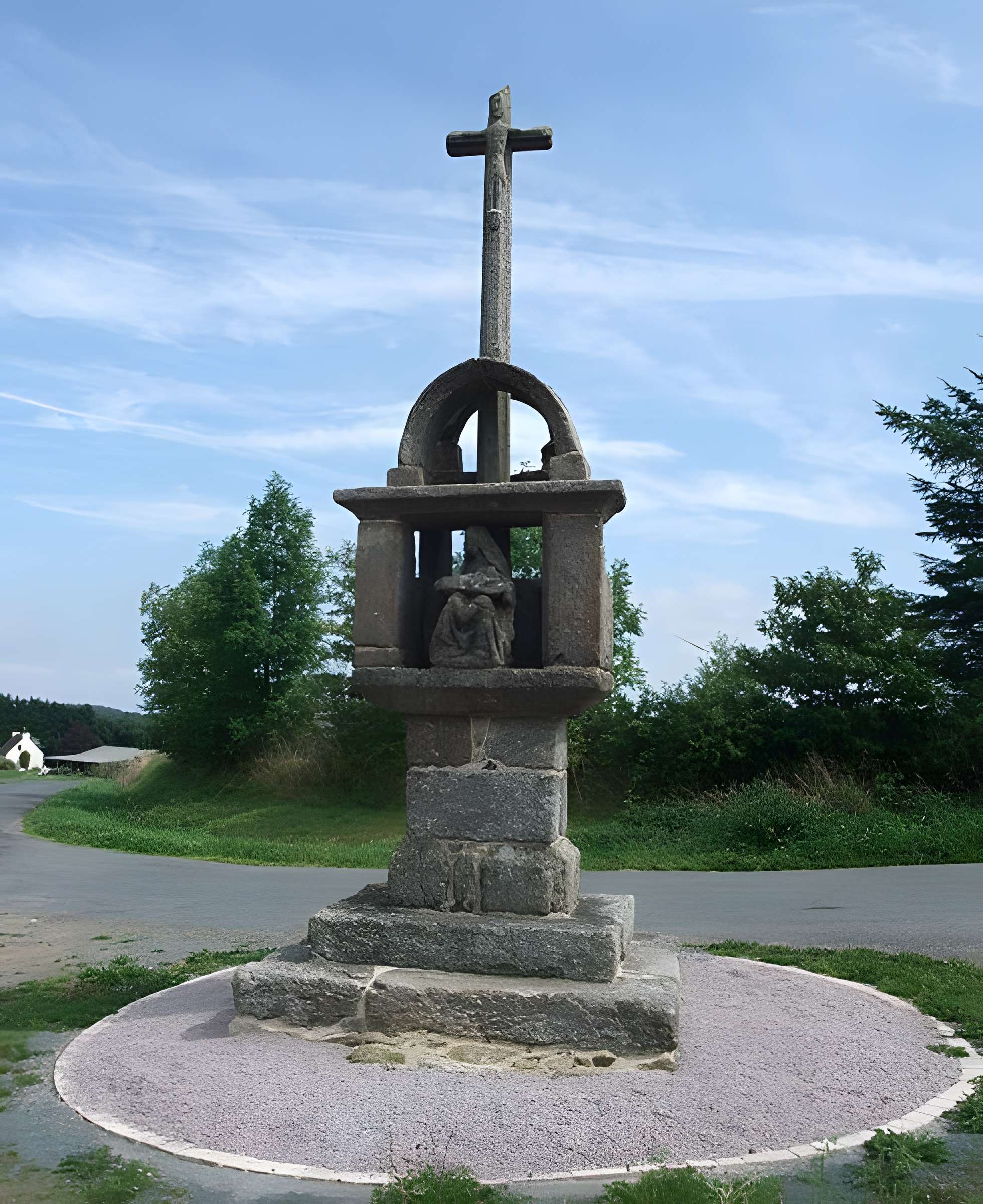 Calvaire de la Croix-Rouge à Pont-Melvez 