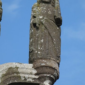 Calvaire-autel de Kergoal à Plouescat