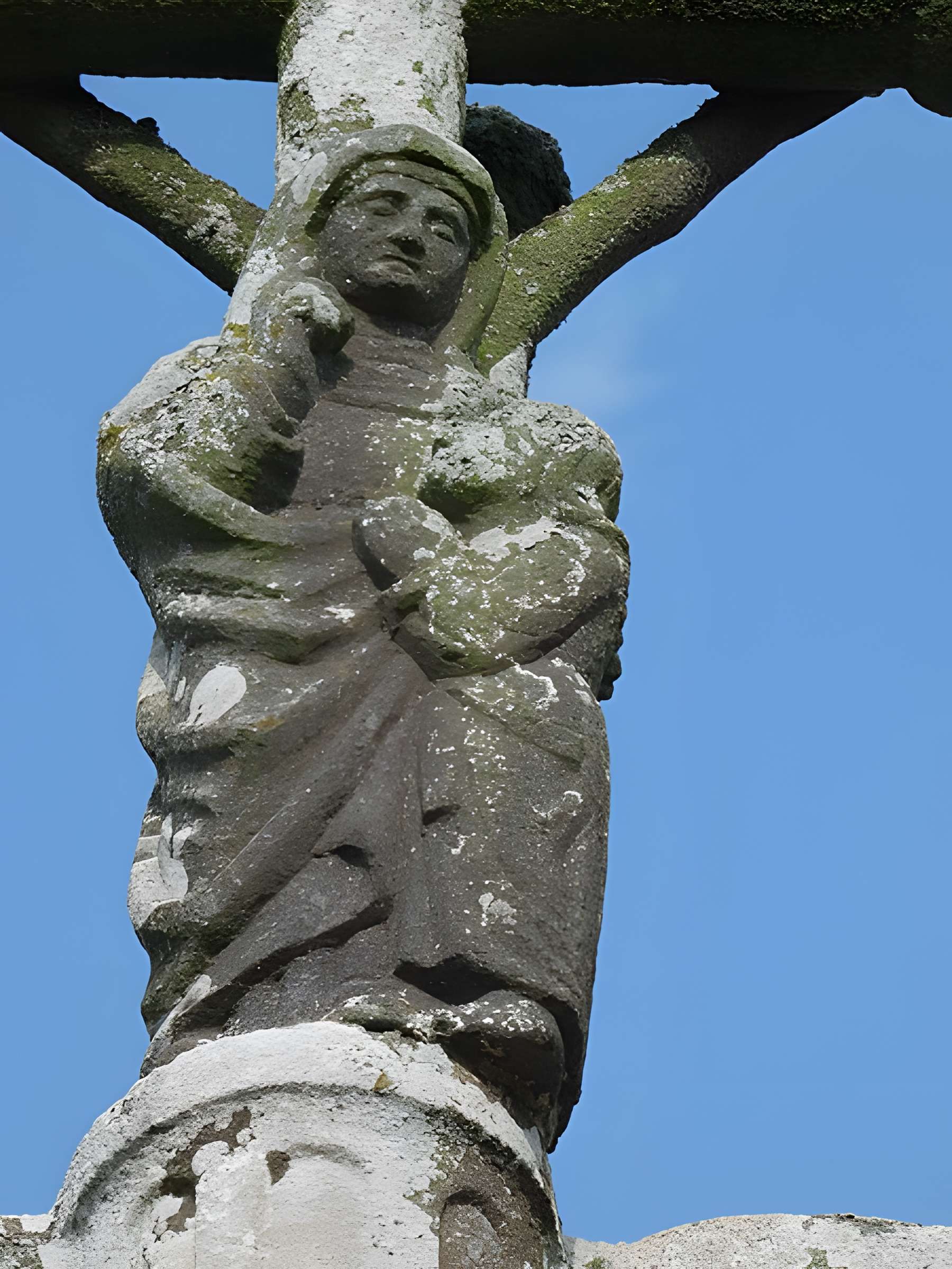 Calvaire-autel de Kergoal à Plouescat