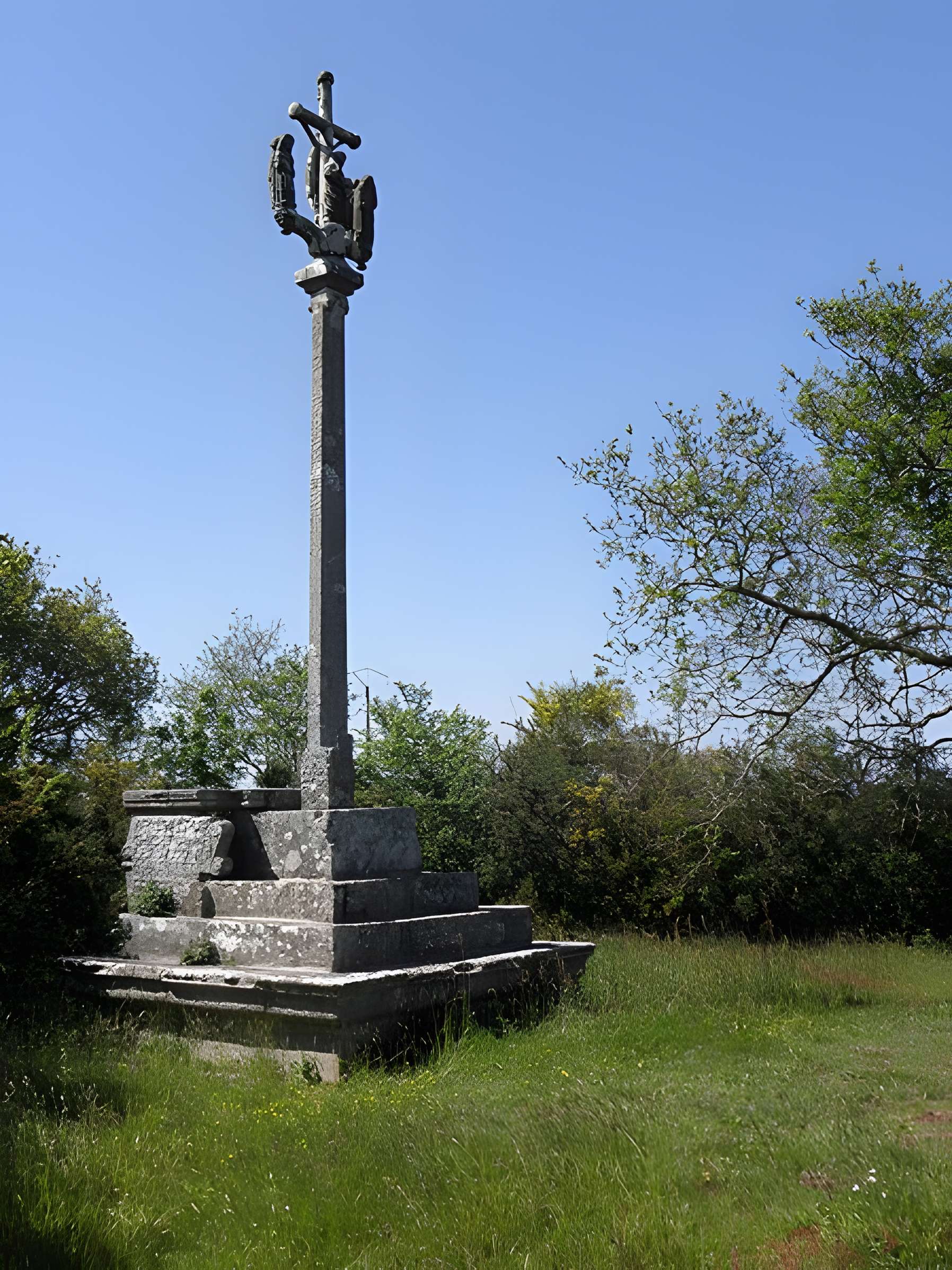Calvaire-autel de Kergoal à Plouescat 