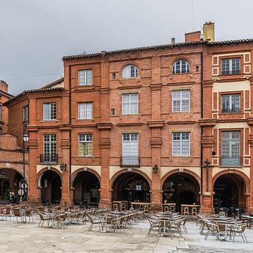 Maisons, Place Nationale de Montauban